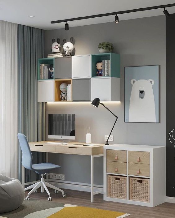 wow Study room design for boy 