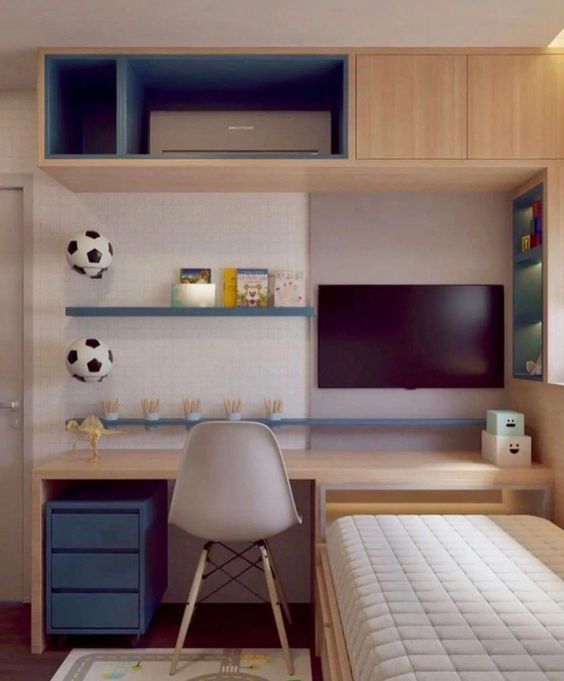 Study room design for boy 