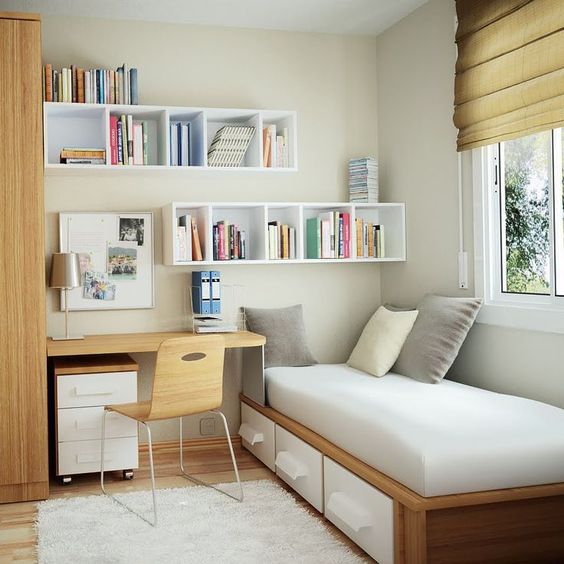 trending Study room design with bed