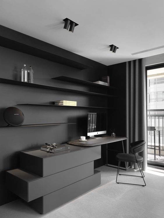 Study room interior design 