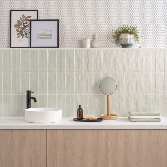 Tiles with Muted Colour Tones