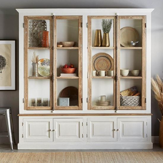 25 Stunning Crockery Unit Design For Your Kitchen Dining Room