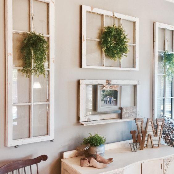 Antique Window Wall Decor: Transform Your Space with Timeless Charm