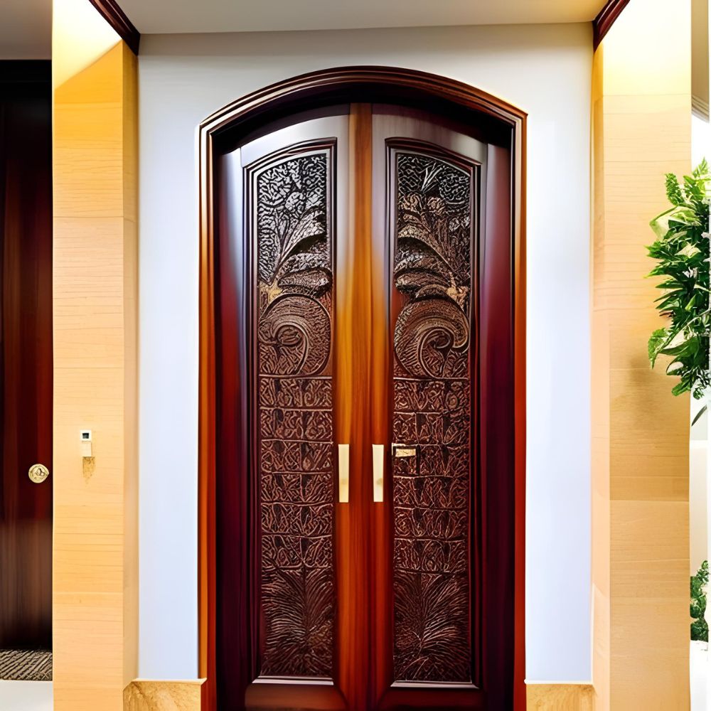 Orchid design for main door