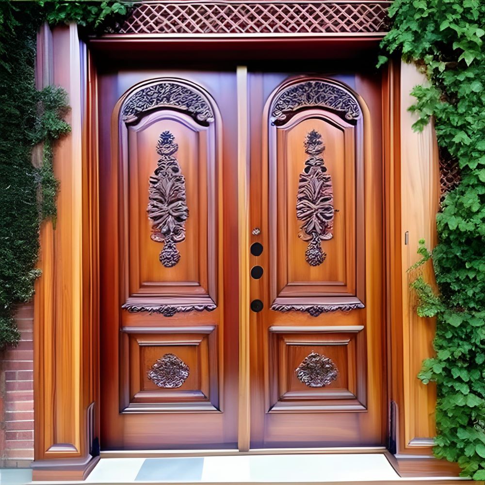 Rose design for main door