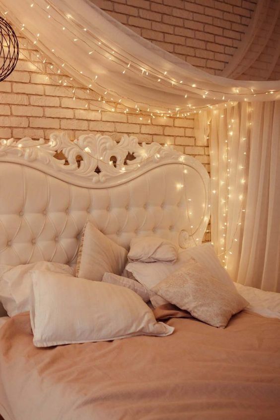 ideas for Bedroom fairy lights 