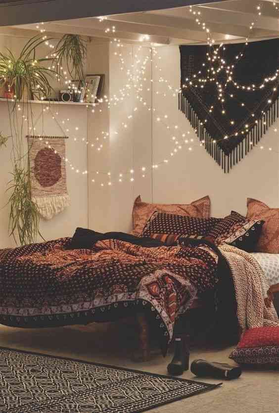 beautiful Bedroom fairy lights 