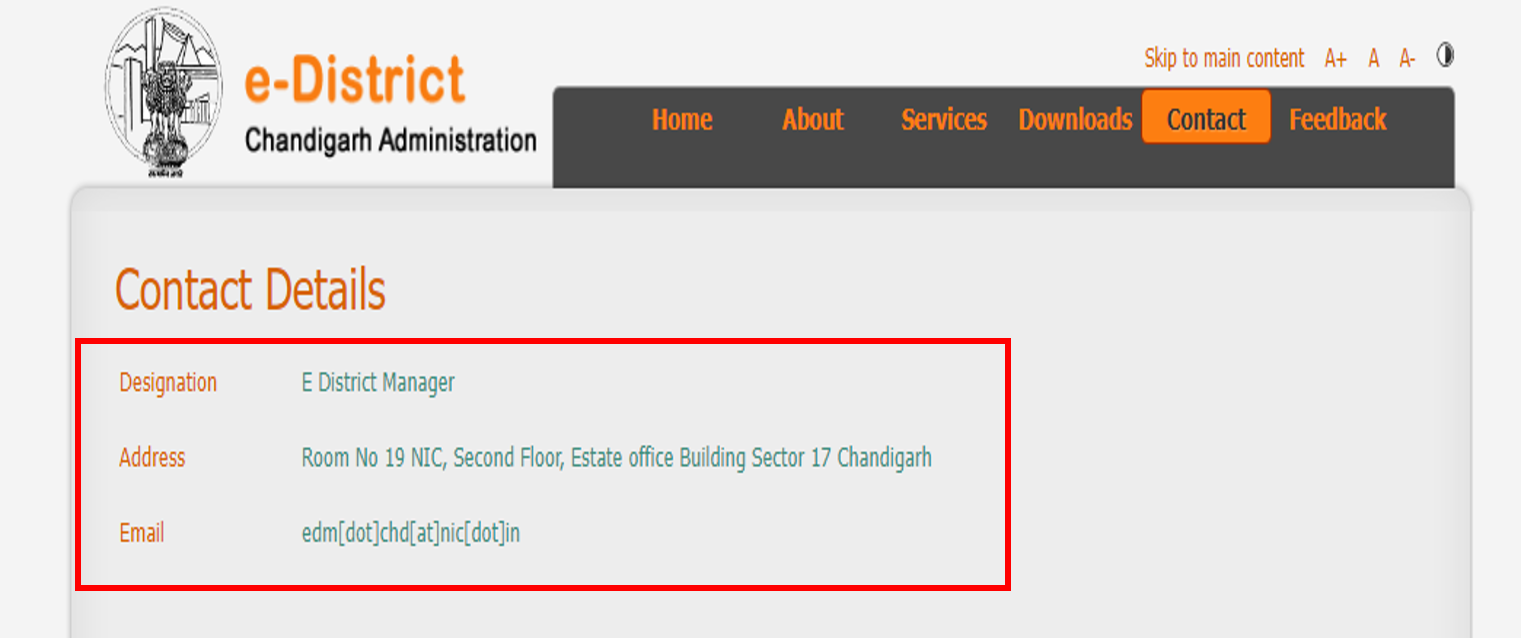 e-District Chandigarh portal: Know Registration Process, Login Steps, &  Available Services