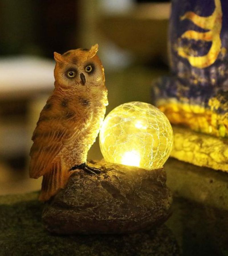 Garden statues illumination for Diwali lighting