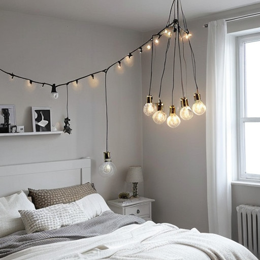 ideas for Hanging lights for bedroom 