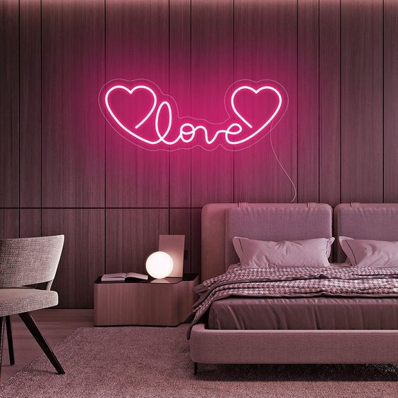 ideas for Neon lights for bedroom 