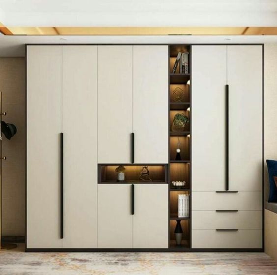 Wall almirah wooden discount