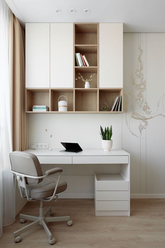 Wall study table with bookshelf design hotsell