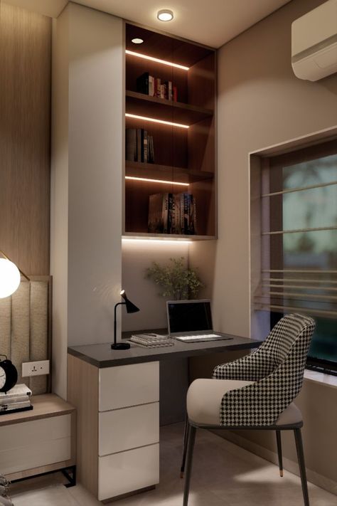 35 Study Table with Bookshelf Designs for Adults Kids