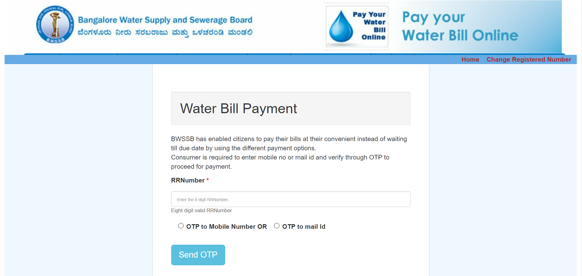 Water bill payment in Bangalore Online Bill Payment Tariff Rates Login and Contact Details