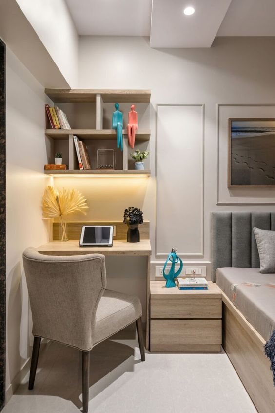 Study table near bed discount