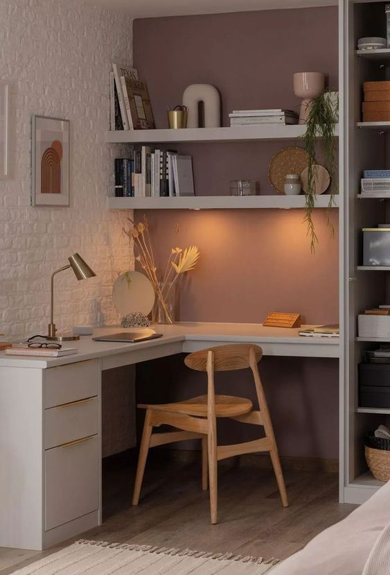 Corner study table for bedroom discount