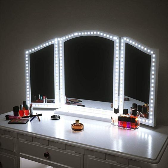 35+ Dressing Table Light Ideas Trending Right Now: Strip Lights, Batten  Lights