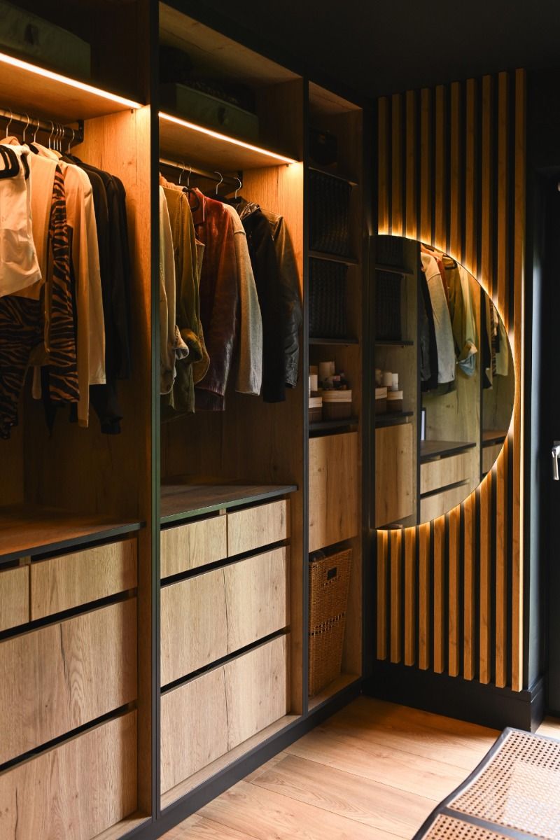 Wardrobes with built-In lights 