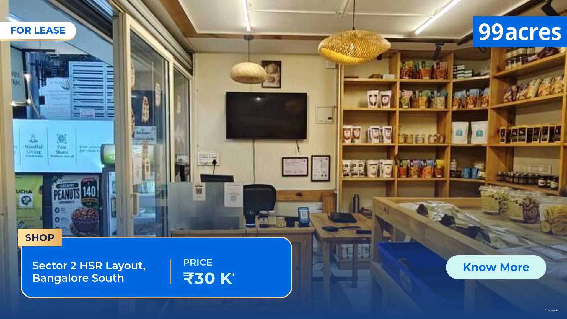 Setor Postal Shop for rent in Sector 2 HSR Layout Bangalore - 300 Sqft