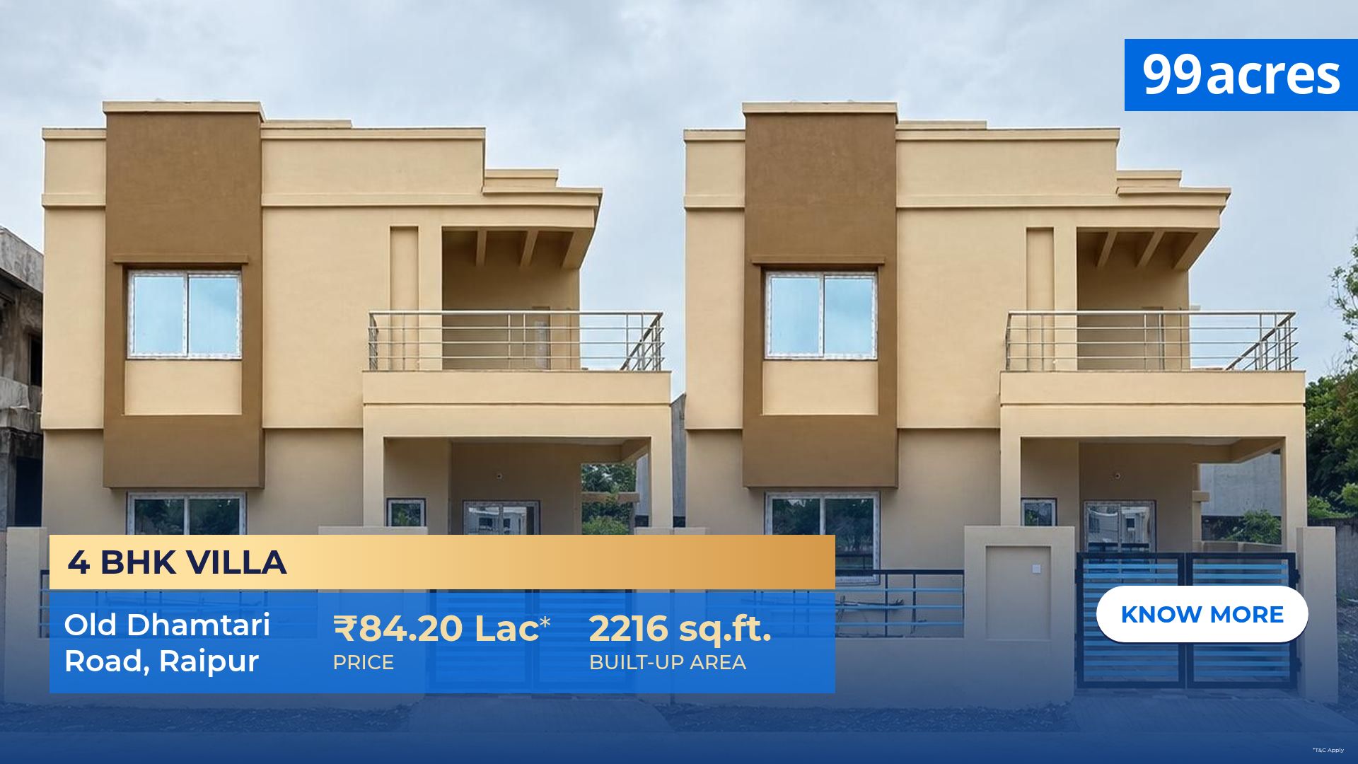 4 BHK House / Villa for sale in Kingstown Old Dhamtari Road Raipur ...