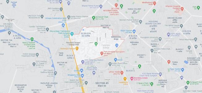 Map Of Malibu Town Gurgaon Resale Land For Sale In Malibu Town, Gurgaon - Second Hand Land For Sale In Malibu  Town, Gurgaon