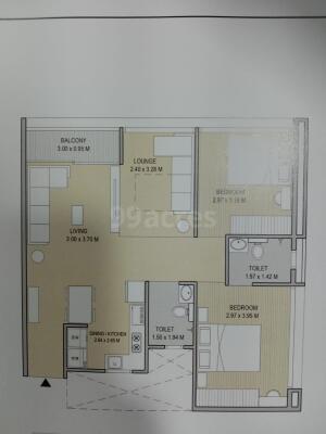 3 Bhk Apartment   Flat For Sale In Gift City Gandhinagar - 1413 Sq. Ft 