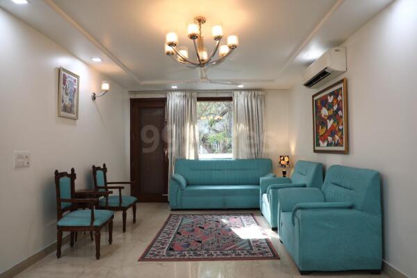 3 BHK / Bedroom Apartment / Flat for rent in RWA Defence Colony Block A ...