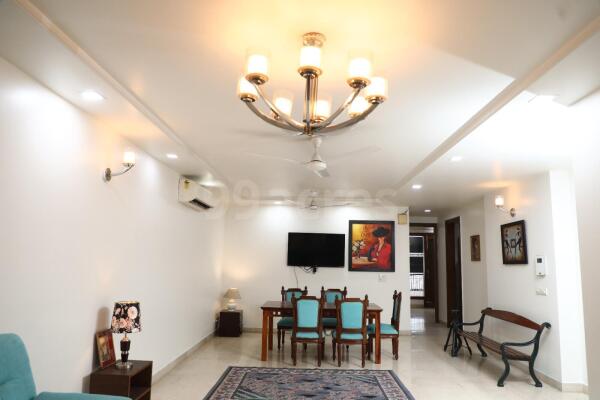 3 BHK / Bedroom Apartment / Flat for rent in RWA Defence Colony Block A ...