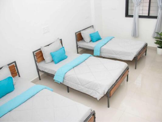 ₹4646, 2 bhk Serviced Aptartment in Walhekarwadi - Bedroom