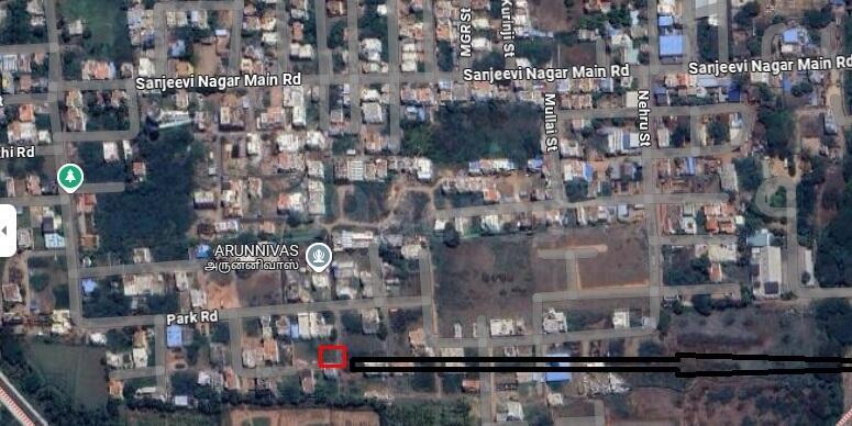 ₹54 Lac, Land/Plot in Sanjeevi Nagar - Location Map