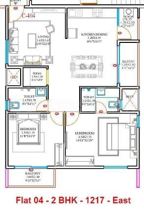 Candeur 40 Floor Plan