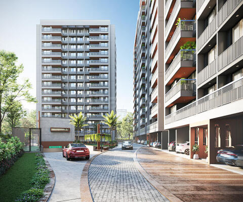 3 BHK Apartment / Flat for sale in Uma Yash Imperia Charodi Gota - 1386 ...