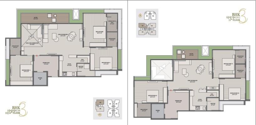 3 BHK Apartment / Flat for sale in Charodi Gota Ahmedabad North - 2565 ...