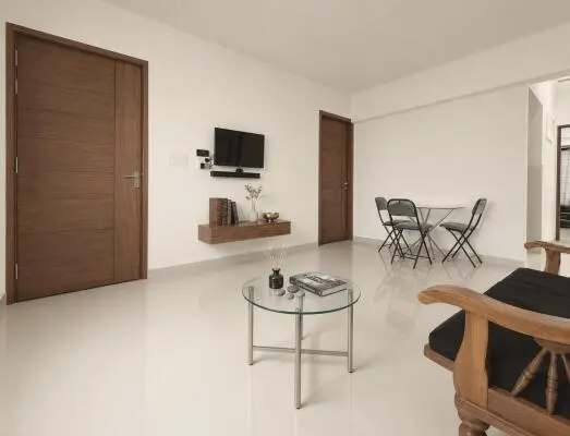 3 Sharing Living Room Boys PG Near Nerul Railway Station