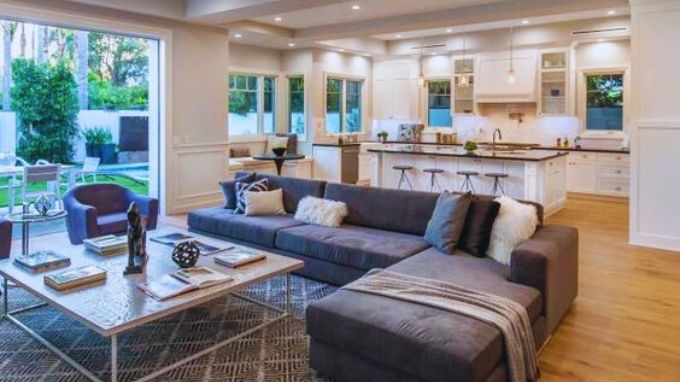 Open Room Layout Living Room Design Ideas (With Photos): Best layout, colours, flooring ...