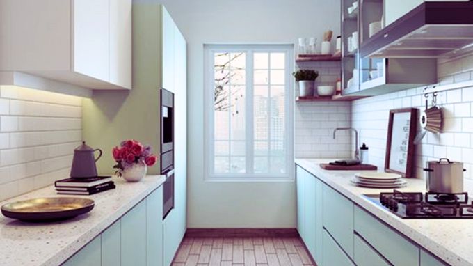 Three Module Kitchen Layout Modular Kitchen Design (In-Pictures): Trending layouts, types, colours ...