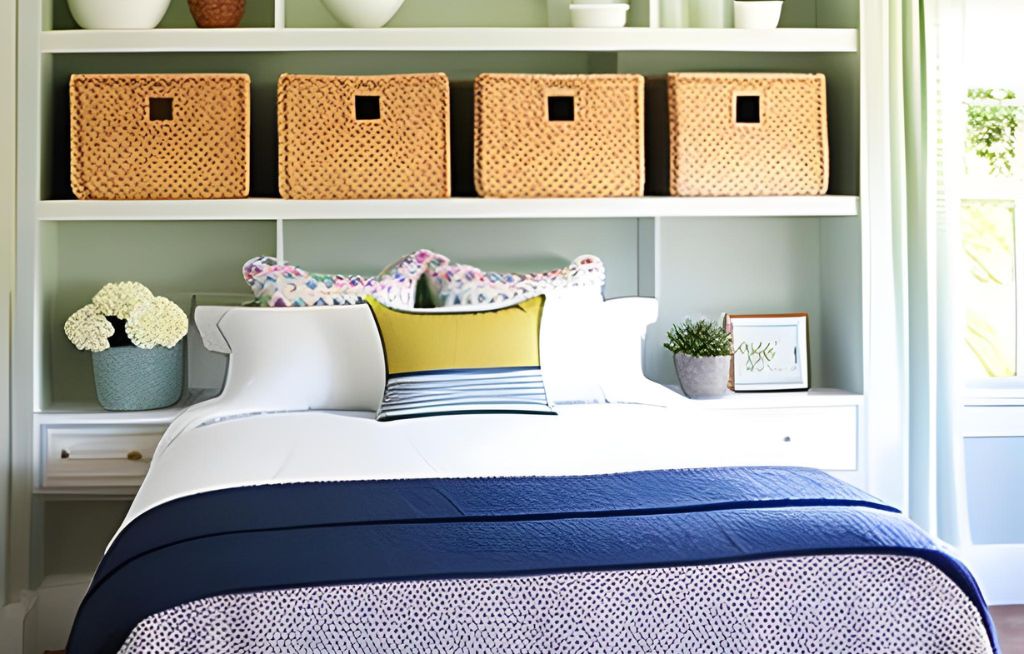 View of 20+ Wall Shelves Design For Bedroom With Right Placement, Modern Pattern