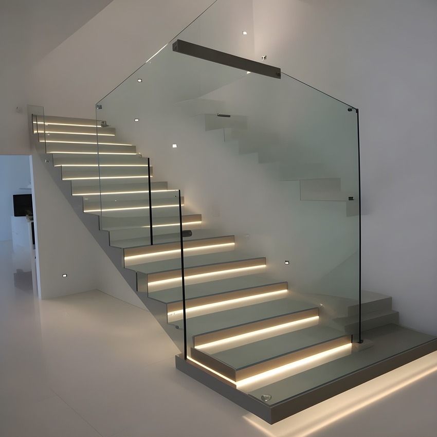 20+ Glass Railing Design Ideas For Your Balcony, Staircase, Roof