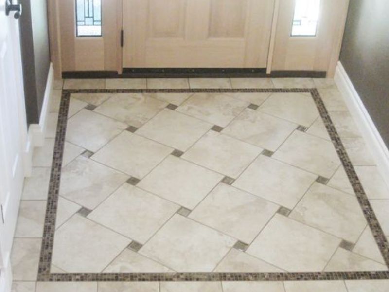 40+ White Floor Tiles for Your Living Room, Bathroom