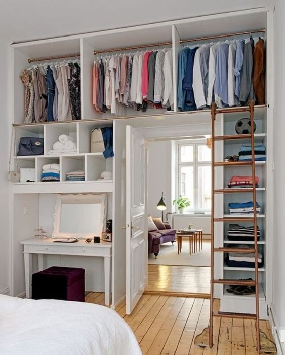 Storage For Small Scandinavian Apartments