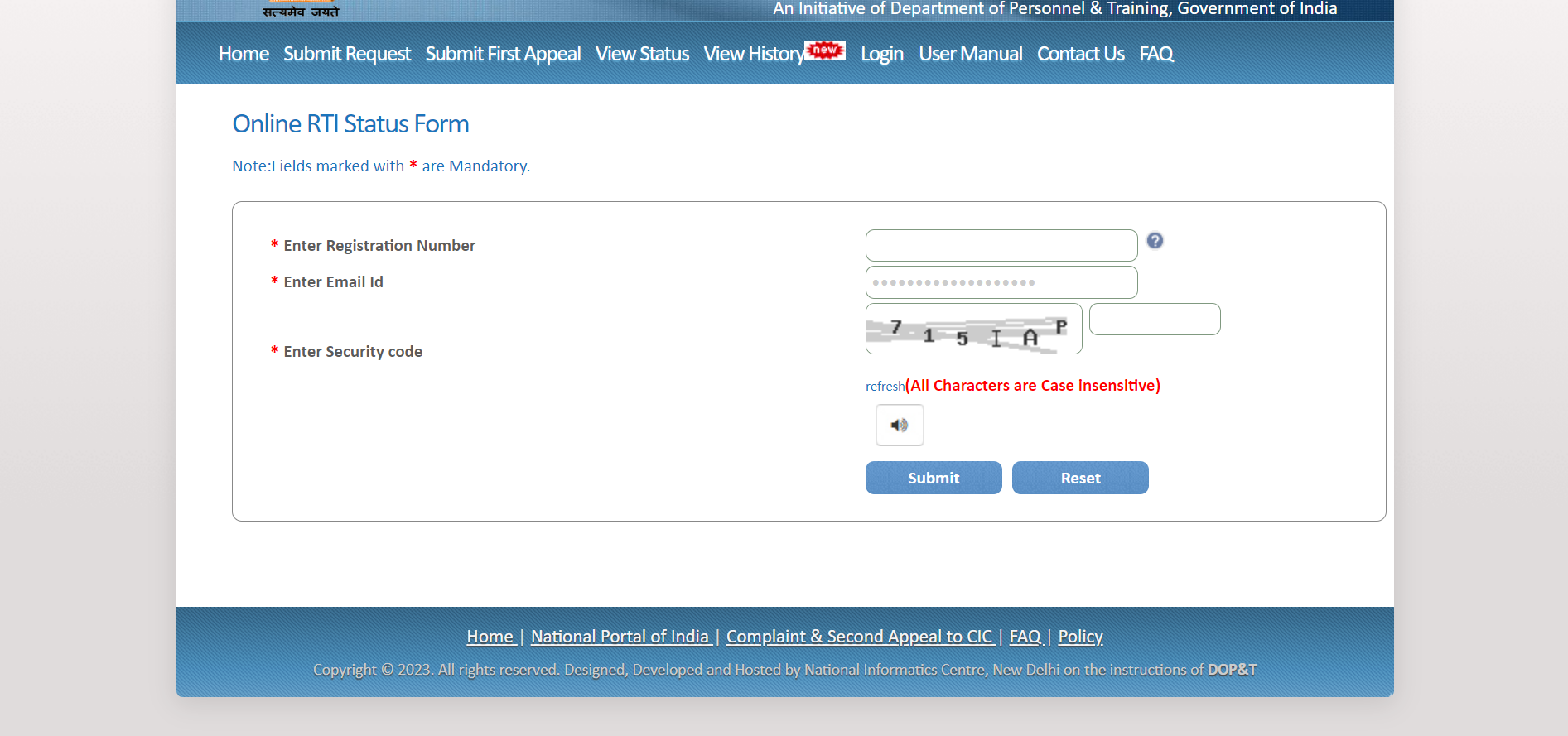 Rti Query Online Rti