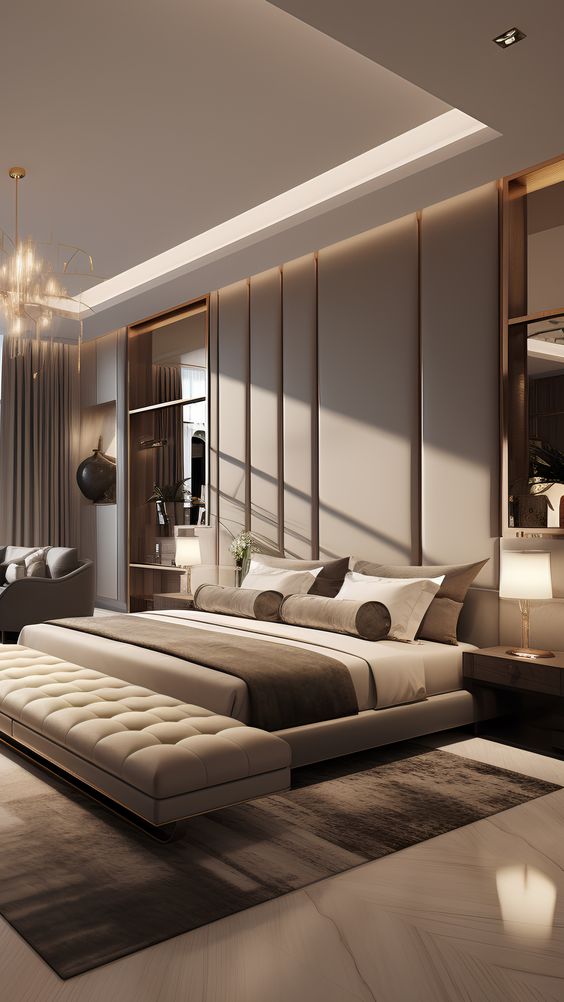 40+ Luxury Bedroom Designs: Ideas for Colours, Lighting, Wall art