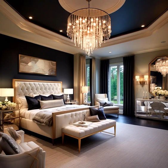 40+ Luxury Bedroom Designs: Ideas for Colours, Lighting, Wall art