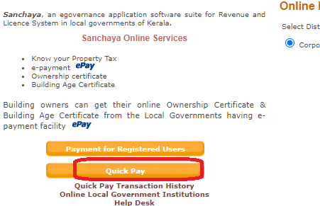 Palakkad Municipality Property Tax: Payment, Assessment