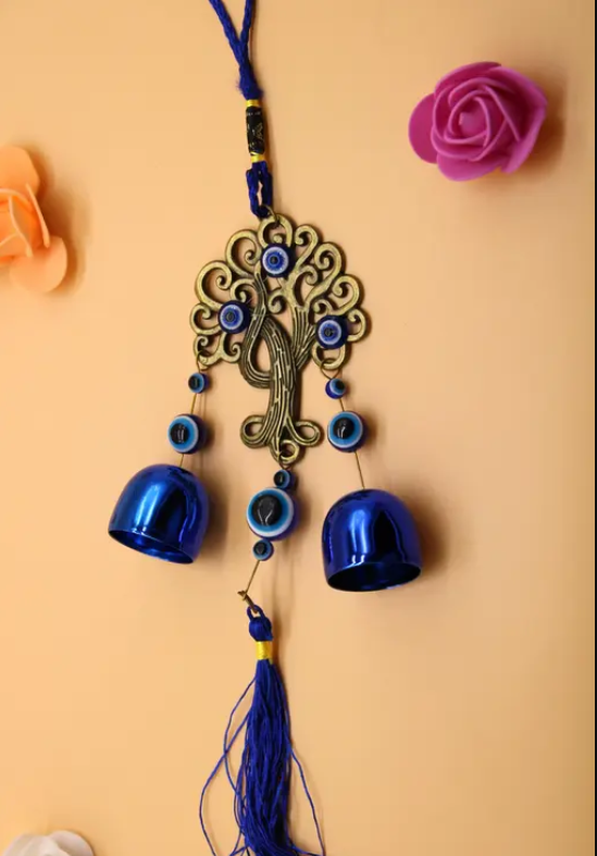 Carillons éoliens Feng Shui Métal - Lot De 5, Décoration Jardin, Intérieur - Porte-bonheur Chinois, Cadeaux
