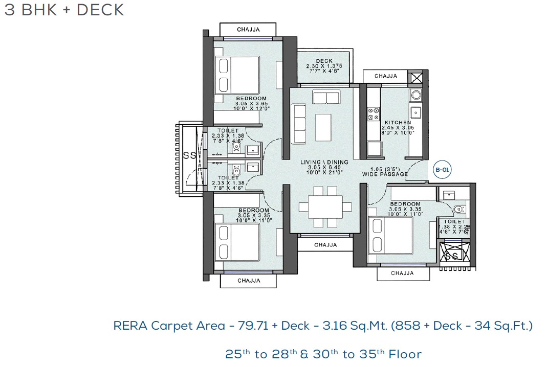 O2 Project Floor Plan 2 BHK / Bedroom Apartment / Flat for rent in Atmosphere O2 Mulund West ...