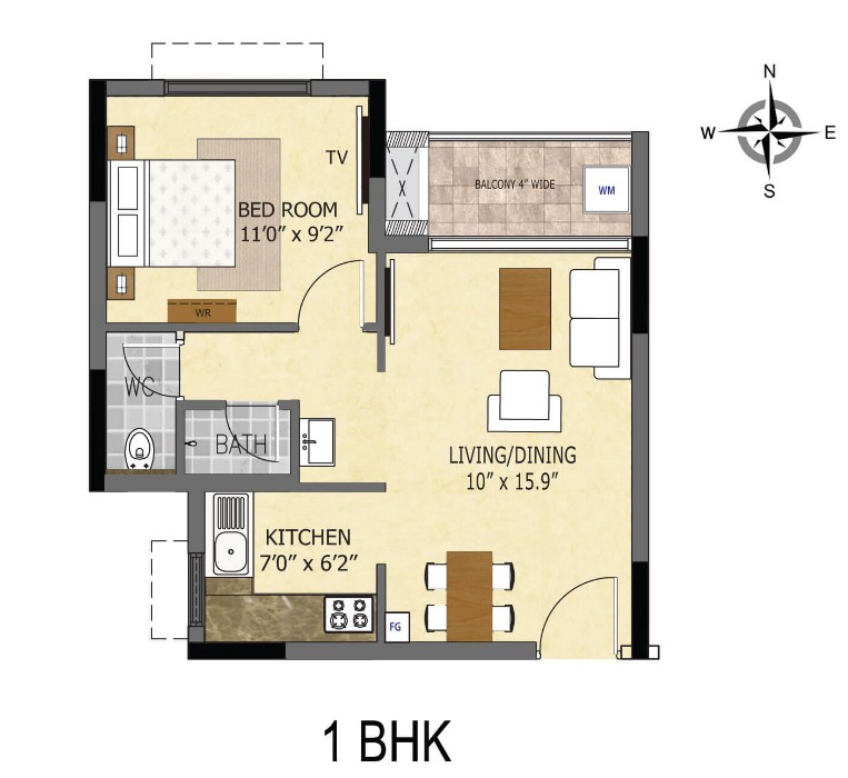 3 BHK Apartment / Flat for sale in Olympia Opaline Navalur Chennai