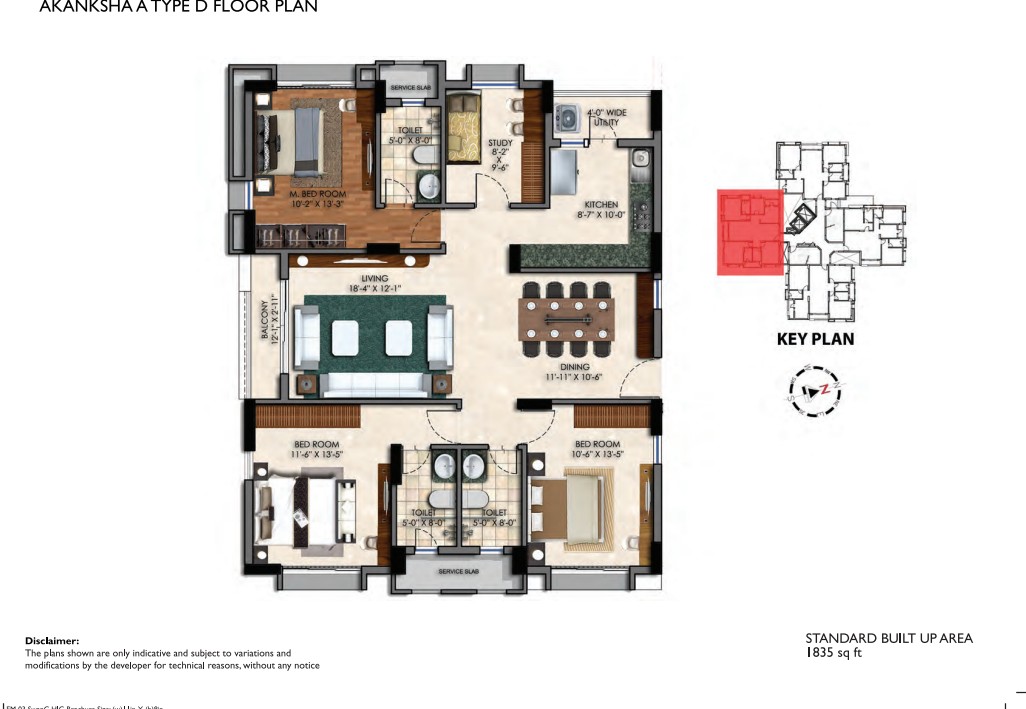 1 BHK / Bedroom Apartment / Flat for rent in Swan Court New Town ...
