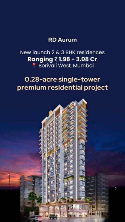RD Aurum, Borivali West, Mumbai Price starting at Cr